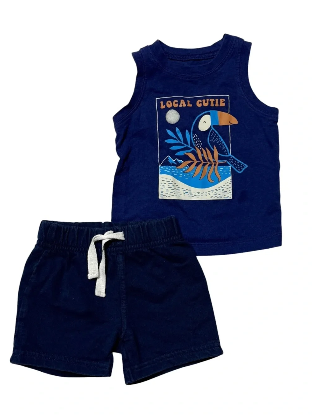 Carter's Baby Boy Cute Summer Outfit Size 6 Months